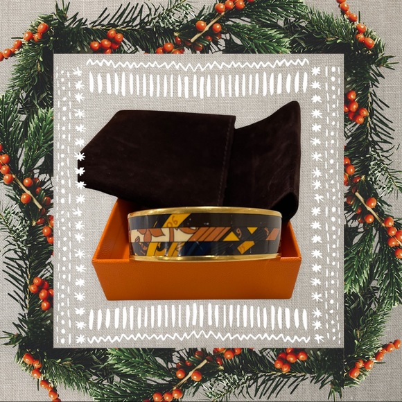 Hermès large astrologie nouvelle bracelet. EUC. Box, receipt bag and pouch - Picture 15 of 15